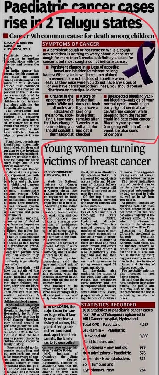 Media feature on Dr. Vijay Karan Reddy 1